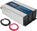 WZRELB 1800W Pure Sine Wave Inverter 12V DC to 110V 120V AC,Car Power Inverter with 4 AC Outlets, LED Display,Off-Grid Portable Power Converter for Home, RV, Truck, Camping