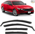 Voron Glass in-Channel Extra Durable Rain Guards for Honda Accord 2023-2025, Window Deflectors, Vent Window Visors, 4 Pieces - 200860