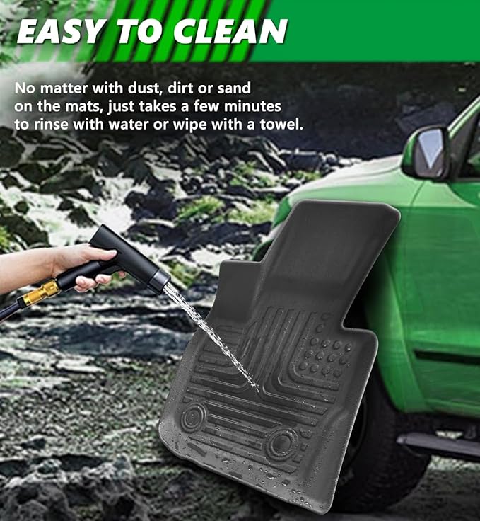 for Jeep Grand Cherokee 2016-2021/Grand Cherokee WK 2022-2023 (Non L) Floor Mats,Car Mats for Jeep Grand Cherokee/Grand Cherokee WK(Non L) All Weather Anti-Slip Mats Cargo Liner Accessories