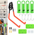 4 Pack Garage Storage Hooks Attachment for Ego Power Multihead System | Battery Mount Holder for Ego 56v Trimmer and Edger | Garage Hooks for Hanging Bike, Garden Tools