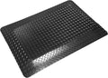 Rhino Mats, American Classic Diamond Anti-Fatigue Mats, Industrial Ergonomic Comfort Standing Mat for Work, Home, Garage, Office, Kitchen or Anywhere (Black 9/16" Thick, 2 FT. x 23 FT.)