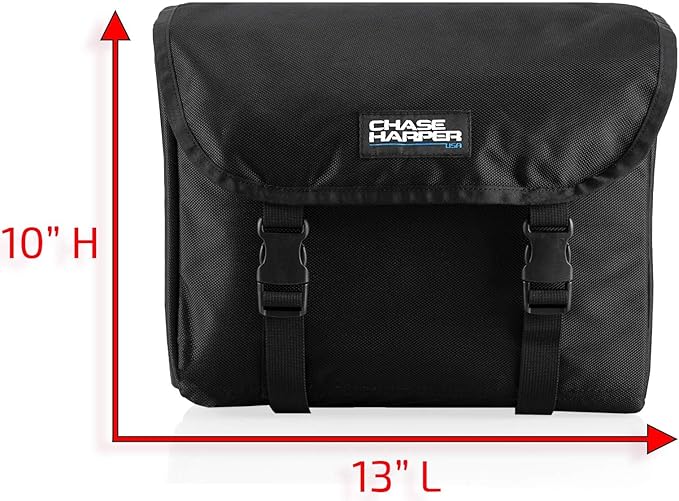 3775 Phoenix Saddle Bags - 21.2 Liters - Water-Resistant, Tear-Resistant, Industrial Grade Ballistic Nylon
