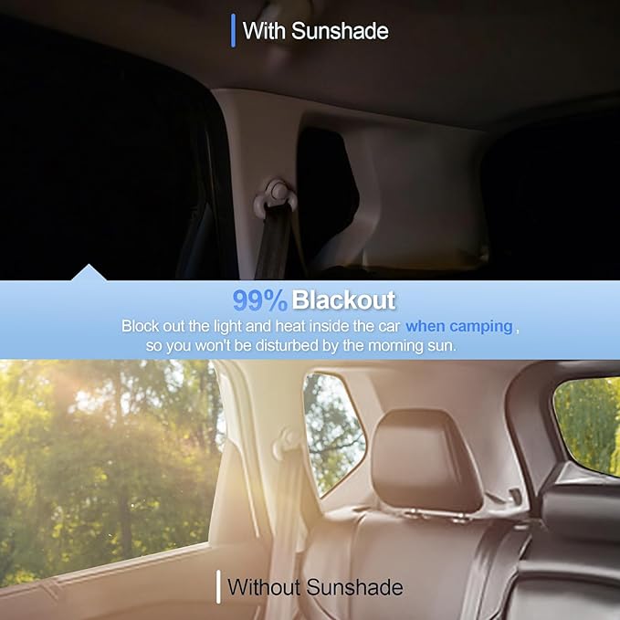 8pcs Car Window Shades for Subaru Ascent 2019-2024 2025 Accessories,Windshield Side Rear Full Sunshade,Sun Visor UV Blocking, Privacy Protection and Blackout for Camping Outdoor
