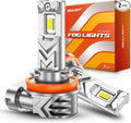 SEALIGHT H11/H16/H8 LED Fog Light Bulb, 14,000 Lumens 6500K White Light, 800% Brightness H11 LED Fog Lights, 60000HRS Lifespan 1:1 H8 H16 Fog Light Bulb, Pack of 2, Exterior Lighting