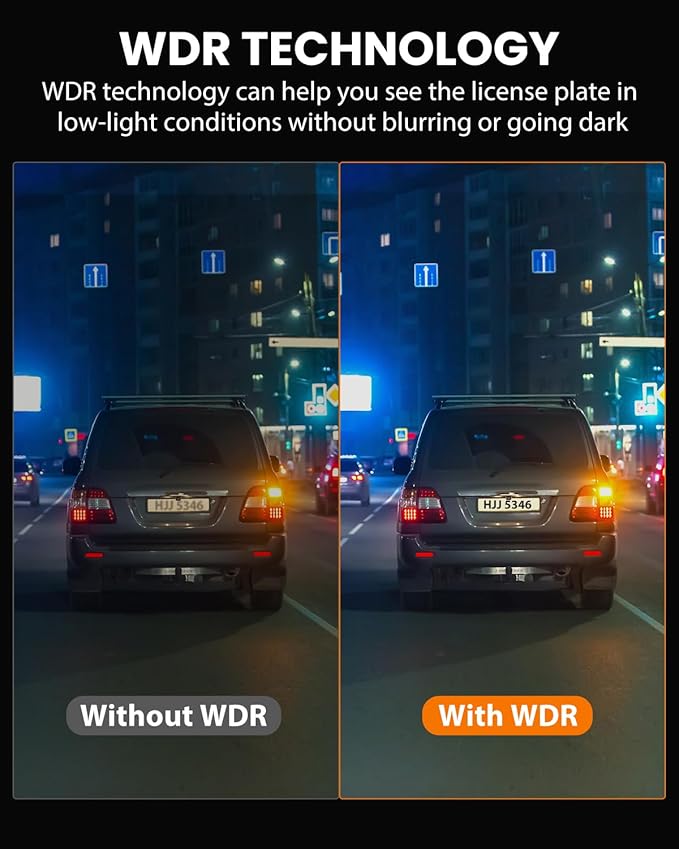 Dash Cam Front and Rear 4K/1080P, Dash Camera for Cars Build in WiFi, Full HD Dash Cam with APP Control, 3.94'' IPS Screen Dash Camera with 32GB SD Card, G-Sensor, 24Hr Parking Mote, Loop Recording