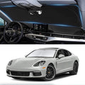 Sunshade for 2017-2023 2024 2025 Porsche Panamera Accessories Front Window Sun Shades Shield Cover for Windshield Foldable 210T Sun Visor