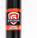 G-Floor Garage Flooring 5' x 10' Midnight Black Ribbed Channel Vinyl Protector Mat - Industrial Strength for Home or Commercial Use