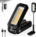 Rechargeable Work Light with Magnetic Base, 1200 Lumens LED Work Light, Portable Magnetic Work Lights with Hook Mechanic Light for Job Site, Workshop, Emergency and Camping