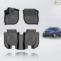 Floor Mats Fit for Honda HR-V HRV 2016-2022 - Front and Rear Row Liner Automotive Floor Mats - All-Weather Protection TPE Car Floor Liners HRV Accessories Black