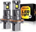 OXILAM H13 9008 Light Bulbs, 30,000LM 800% Ultra Brightness, 6,500K White Fog Bulb, 1:1 Size as Stock Bulb, Plug and Play Halogen Replacement, 2 Pack