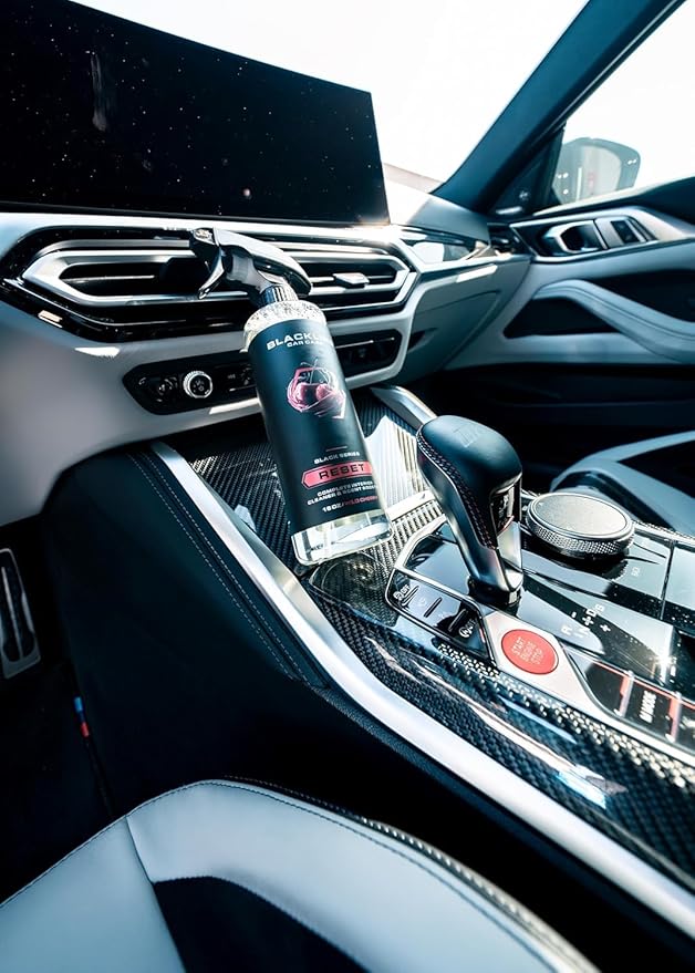 Blackline Luxury Scented Interior Cleaner Reset Deep Cleans & Deodorizes All Surfaces, pH-Neutral High-Foam Formula, Long-Lasting Premium Fragrance for Cars (16 Fl Oz, Wild Cherry)