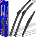 3 wipers Replacement for 2014-2020 Acura MDX, Windshield Wiper Blades Original Equipment Replacement - 26"/20"/14" (Set of 3) U/J HOOK