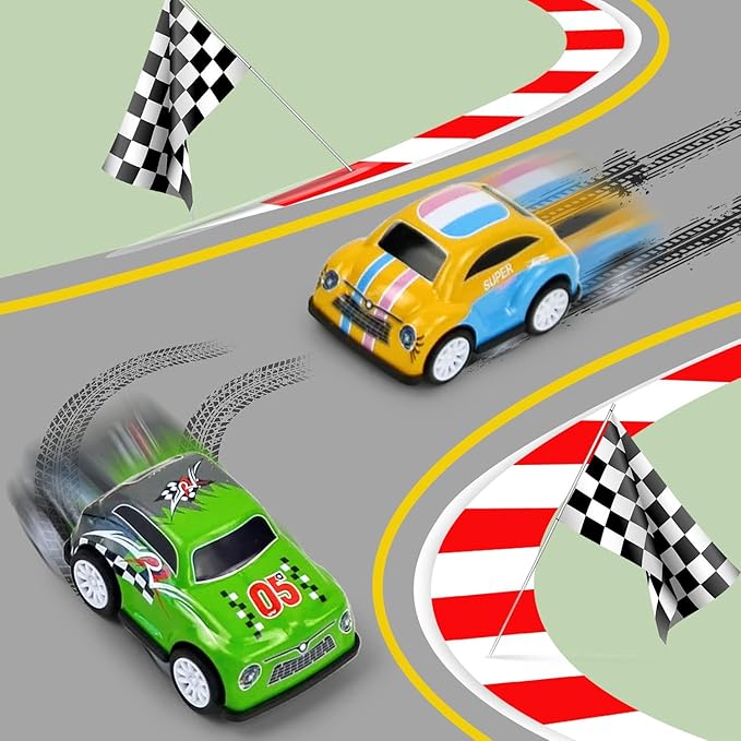 Vileafy 30 Pull Back Cars for Kids – Bulk Mini Cars Treasure Box Toys for Classroom, Goodie Bag Stuffers, Carnival Prizes, Party Favors for Kids 3-5