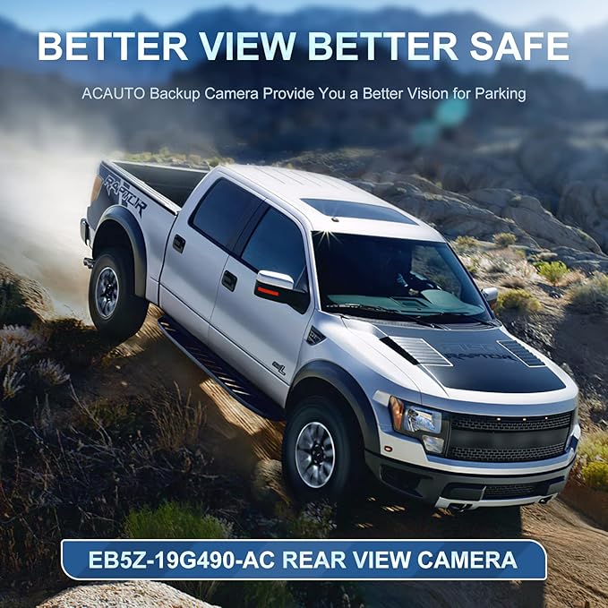 Rear View Backup Reverse Camera Compatible with Ford F150 2010-2014, Ford Mustang 2015-2020 & Lincoln MKC 2015-2019, Park Assist Backup Camera EL3T-19G490-AA, EL3Z-19G490-D, BL3Z-19G490-B