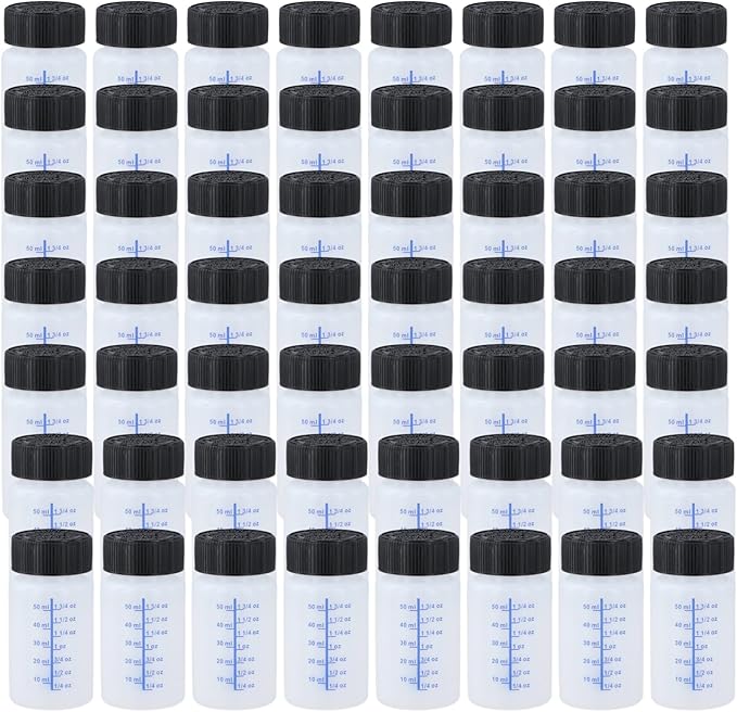 120 Pcs 2 Oz Touch Up Paint Container - Empty Paint Touch Up Bottles with Brush, Safe Lids, and Mixing Balls for Fixing Car Scratches