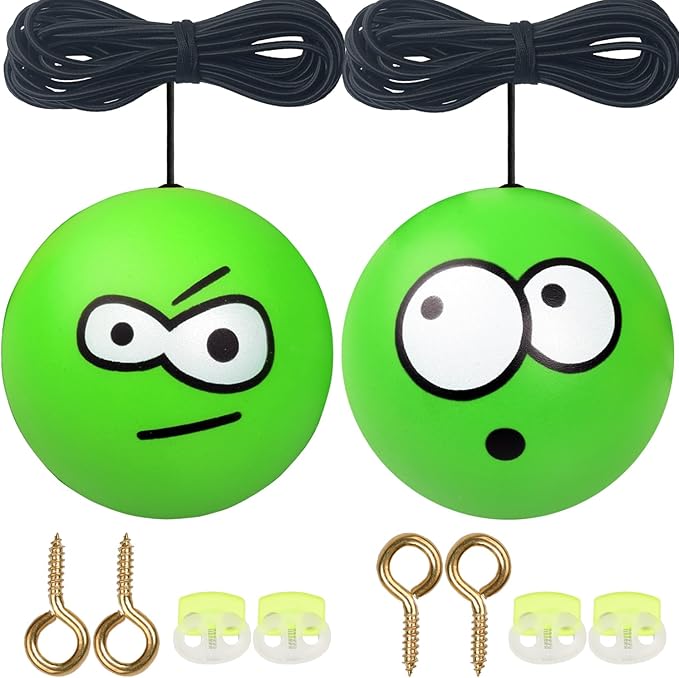 Double Garage Parking Aid-Parking Ball Guide System, Parking Assistant kit Includes a retracting Ball Sensor Assist Solution.A Perfect Garage Parking Indicator (Funny Twin Expression)