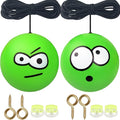 Double Garage Parking Aid-Parking Ball Guide System, Parking Assistant kit Includes a retracting Ball Sensor Assist Solution.A Perfect Garage Parking Indicator (Funny Twin Expression)