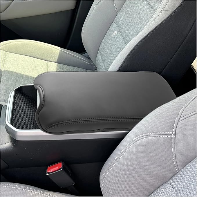 SXCY for 2025 2026 GMC Terrain Armrest Cover for 2025 2026 GMC Terrain Accessories 2025 2026 Terrain Center Console Cover 2025 Terrain Middle Console Cover (Thin Cover with Black Line)