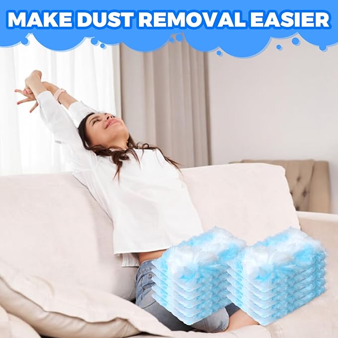 Duster Refills Compatible with Swiffer Heavy Duty Duster Refill,1 Handle+10 Count Dusters for Swiffer Duster Kit,Dusters for Cleaning/Car/Electronics/Furniture/Blinds/Ceiling Fan Cleaner