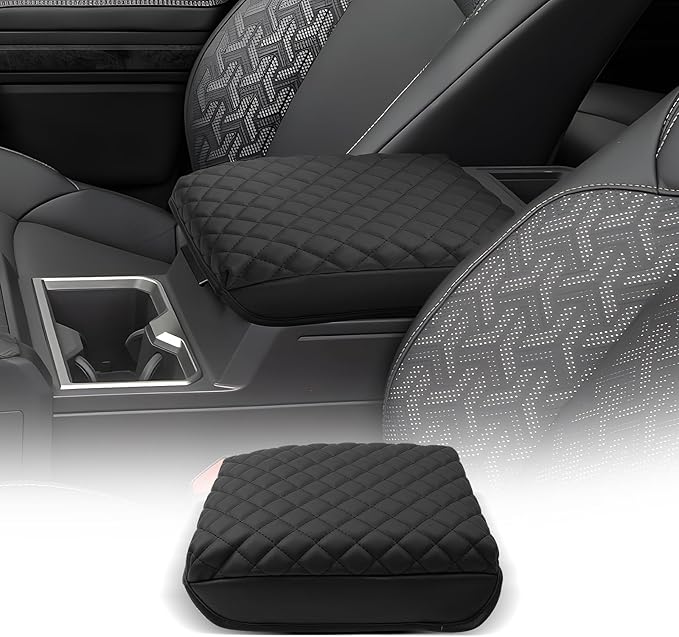 CDEFG for 2024 2025 Toyota Tacoma Center Console Cover Armrest Box Cover for Tacoma (SR, SR5, TRD PreRunner, TRD Sport, TRD Off-Road, Limited) Accessories Console Arm Rest Protector