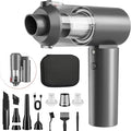 90° Foldable Car Vacuum Portable Cordless 16000PA Suction, 4-in-1 Mini Vacuum Cleaner with Brushless Motor, Handheld Vacuum for Car, Home,Office