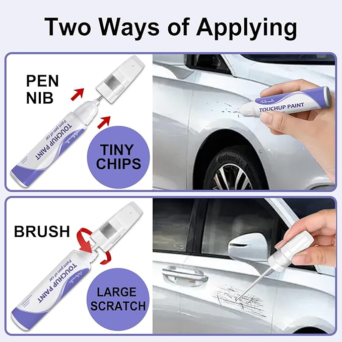 Touch Up Paint for Mercedes Benz Obsidian Black (197/9197)-Exact Match–Chips and Nicks TouchUp Paint Pen Scratch Repair Car Accessories Car Paint Pen for Erase Car Scratches