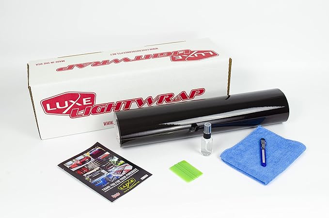 Luxe LightWrap Dark Smoke Universal Headlight Tint Light Tail Kit (20” x 3 Yard)