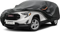 Kayme 7 Layers SUV Car Cover Custom Fit for GMC Terrain (2010-2025) Waterproof All Weather for Automobiles, Outdoor Full Cover Rain Sun UV Protection.Black