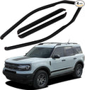 in Channel Rain Guards Fit for 2021-2025 Ford Bronco Sport, Durable Side Window Wind Deflectors, Vent Window Visors Shade Shield, 2021 2022 2023 2024 2025, 4PCS