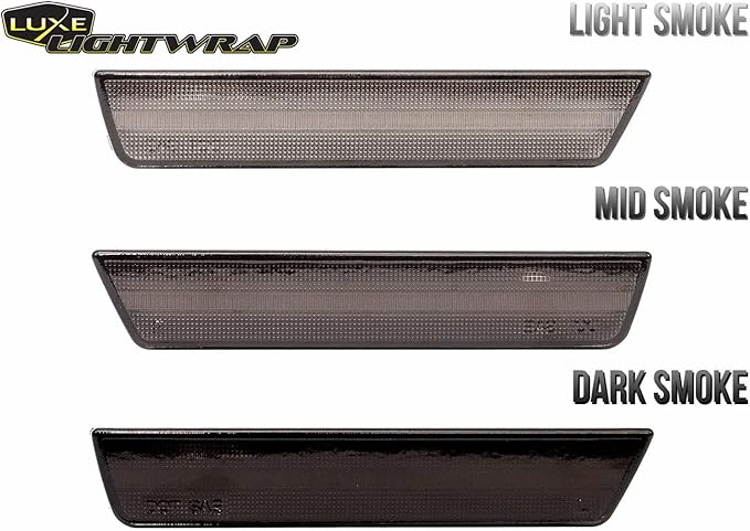 Luxe LightWrap Dark Smoke Universal Headlight Tint Light Tail Kit (20” x 3 Yard)