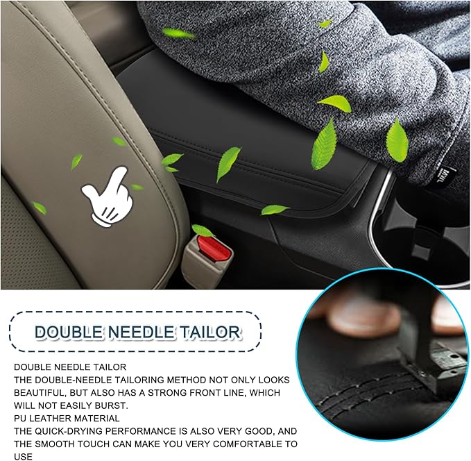 Ruiya 2025 Legacy Armrest Cover for Subaru Legacy Accessories Center Console Armrest Lid Cover Compatible with 2021 2022 2023 2024 2025 Subaru Legacy Premium/Sport/Limited/Limited XT/Touring XT