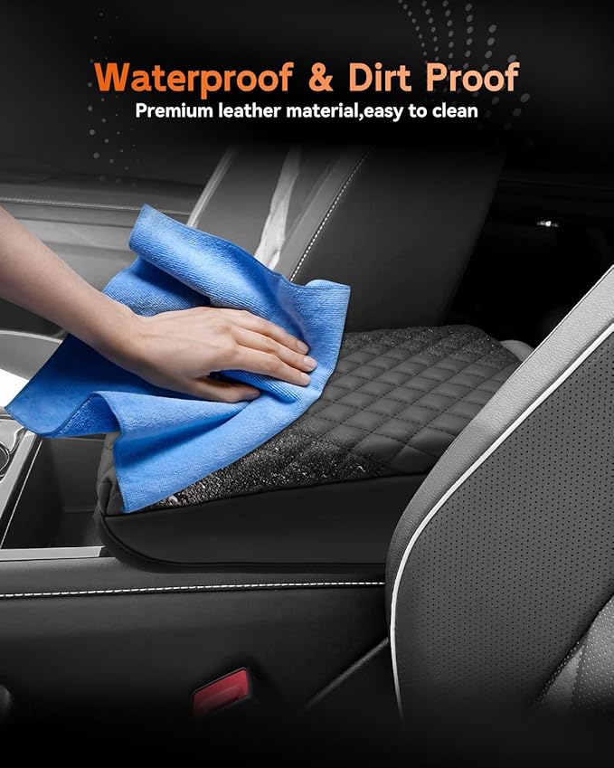 CDEFG for Volkswagen Atlas 2024 2025 Center Console Cover Armrest Box Cover for VW Atlas (SE, Peak Edition, SEL, Cross Sport, SEL Premium R-Line) Accessories Console Arm Rest Protector