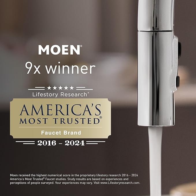 Moen Flo Smart Water Leak Detector, Drip or Flood Sensor Alarm for Home, 1-Pack, White, 920-004