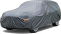 16 Layers Large SUV Car Cover Waterproof All Weather Heavy Duty, Universal Fit Cadillac Escalade ESV, Chevrolet Chevy Suburban, Ford Expedition Max, GMC Suburban, Lincoln Navigator LWB etc.