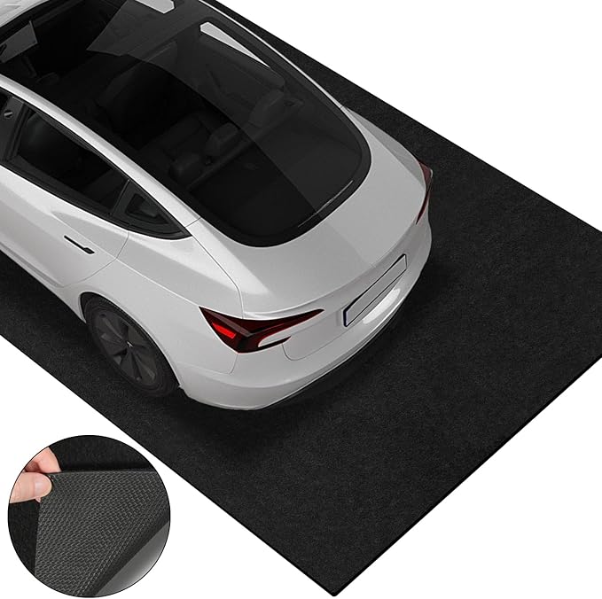 Heavy-Duty Garage Floor Mat 17' x 7'4" - Waterproof Garage Flooring for Cars & SUVs, Durable Garage Mats for Floor, Oil Spill Resistant Garage Mat, Easy-to-Clean Garage Rug for Floor, Oil Change Mat