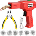 Upgraded 220W Cordless Plastic Welder, 1000PCS Staples, USB Rechargeable Cordless Car Bumper Repair Kit with 5000mAh Battery,Hot Stapler Kit, Plastic Welding Kit, Plastic Repair Kit