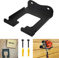 Garage Organizer Trimmer Rack, Heavy Duty Steel Weeder Eater Hanger, Wall Mounted Garden Tool Storage Rack, Black, 5.9 x 4.9 x 1.5 inches