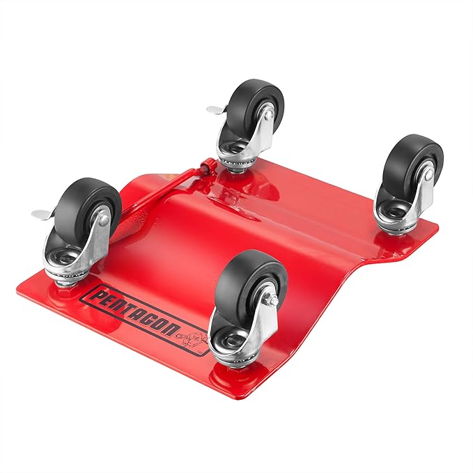 Car Wheel Dolly Set of 4 - 16x12” Heavy Duty Antiskid Car Dolly Tire Skates with 6000lb Capacity - 360 Degree Rotatable Wheel Dollies for Cars, Trucks, Trailers, Motorcycles or Boats