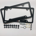 License Plate Frames,2 Packs Front Rear Car Tags,Aluminum Alloy License Plate Cover,No Rust,Water Proof,Wear Resistant,Car Accessories (B.W.M-Logo)