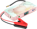 HALO Bolt Ultimate 2 Portable Car Battery Jump Starter | 130 PSI Air Compressor, 55.5Wh USB Power Bank with AC Outlet, Emergency Floodlight & Charger, Jumps Cars SUVs & Trucks, Inflates Tires — Rose