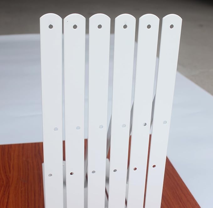 16 Pack L14 x H 10" White Heavy Duty Shelf Brackets with Screws Metal Shelf Brackets Shelf Support Angle Brackets for Shelves L Brackets Heavy Duty Floating Shelf