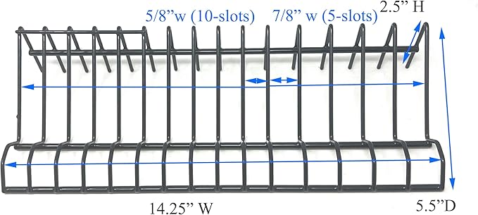 Plier Organizer Rack for Tool Box Storage, Holds Regular and Wide Handle Pliers, Fits Toolbox or Chest Drawers, Durable and Space-Saving Design by MLTOOLS