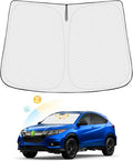 Windshield Sun Shade for Honda HR-V 2016-2022 HRV Accessories Thicken 6-Layer Foldable Front Window Sunshade Cover Sun Visor Protector Block UV Rays Keep Vehicle Cool