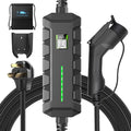 Level 2 EV Charger ETL Certified, 30A 7.2KW Home Charging Station, Plug-in NEMA 10-30, Portable EV Charger with 25FT Cable for SAE J1772 Cars
