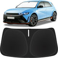 Sun Shade for Ioniq 5 Windshield Sunshades for Hyundai Ioniq 5 2022-2024 2025 Ioniq 5 Windshield Cover Front Window Shields 240T Silver Coating Protector Sun Visor Blocks UV Rays Car Accessories