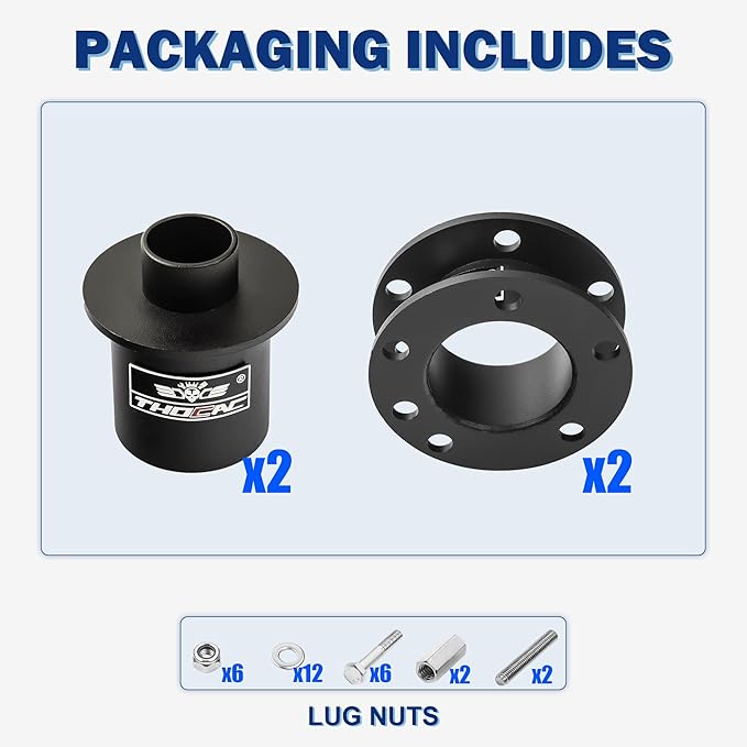 3" Front & 3" Rear Suspension Lift Kit for 2003-2011 Crown Victoria, 2003-2011 Grand Marquis, 2003-2011 Town Car, 2003-2004 Marauder, Balck