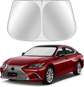 Custom Fit Windshield Sun Shade for Le-xus RX 2016-2022 - Full Coverage, 210T Reflective Fabric, Double-Layer Design - Blocks 99% UV Rays, Keeps Car Cool, Easy to Install and Store
