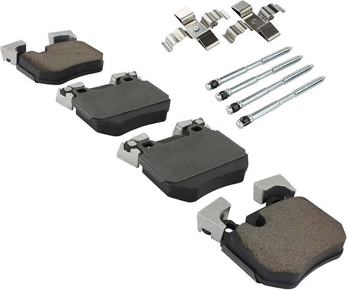Premium Semi-Metallic Rear Brake Pads (1001-1372M) Replacement for BMW 130i 2010-2009, 135i 2013-2008, 135is 2013, 328i 2013