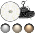 480V UFO LED High Bay Light 200W 150W 120W Adjustable, UL DLC Listed Dimmable High Bay LED Shop Lights 3000K 4000K 5000K, IP65 Waterproof Commercial Bay Lighting for Warehouse Factory