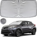 KAYZT Windshield Sun Shade for 2018-2023 Toyota CHR CH-R SUV Foldable Sunshade Front Window Custom Fit Car Accessories